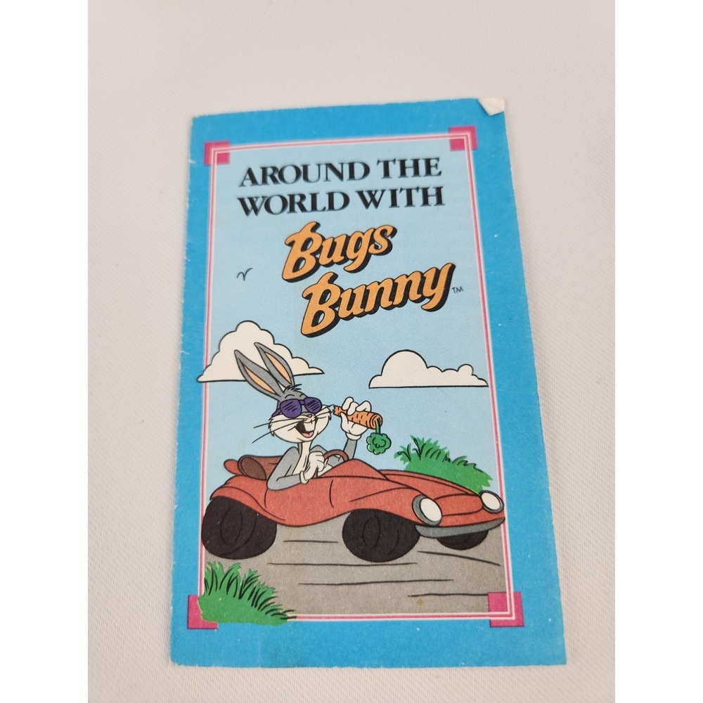 Vintage 1990s Tyson Looney Tunes‎ Cartoon Booklet Project Coin Rub Book Pamphlet